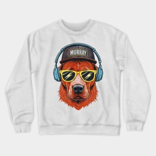 RidgeBack with headphones Crewneck Sweatshirt